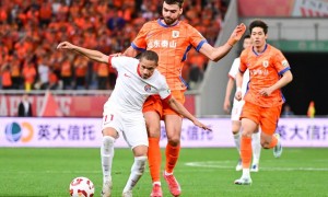 中超-韦林顿单骑闯关破门卡扎扳平 泰山1-1海牛3轮不胜